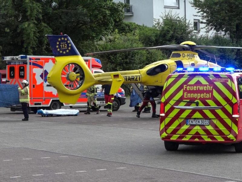 Schrecklicher Unfall in Ennepetal (Ruhrgebiet)