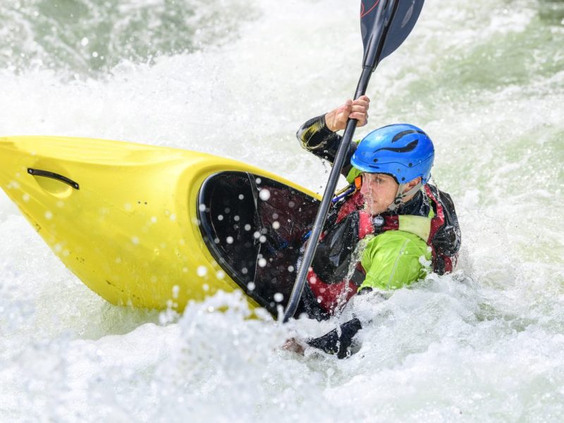 Kajak-Fahrer bei Olympia 2024