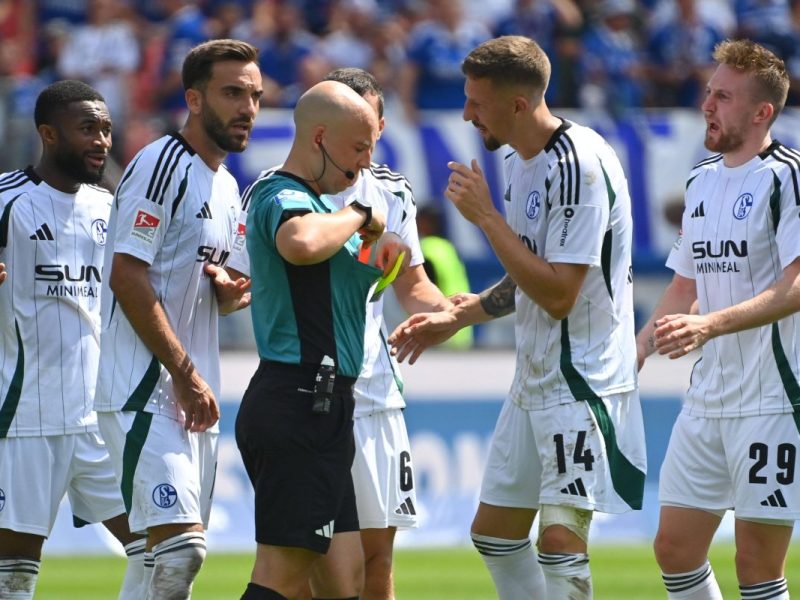 Große Diskussionen beim FC Schalke 04 um den Schiedsrichter.