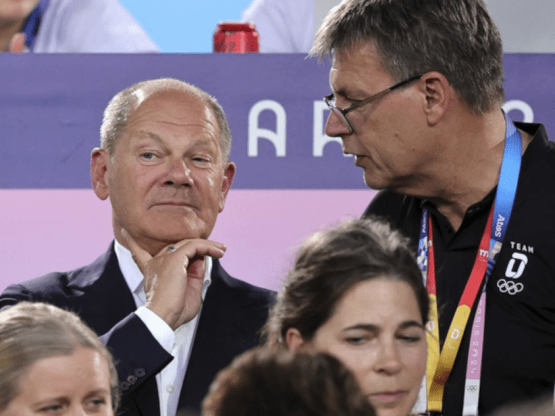 Kanzler Scholz bei Olympia