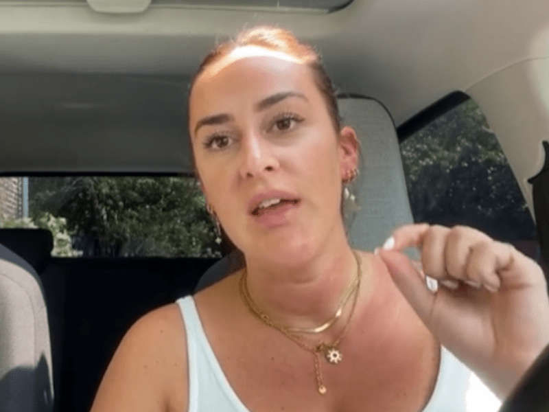 TikTok-Wut einer Influencerin.