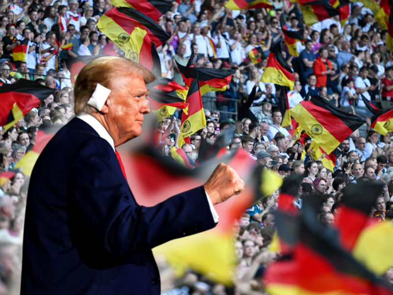 Nur ein Zehntel der deutschen Befragten ist von Donald Trump überzeugt.