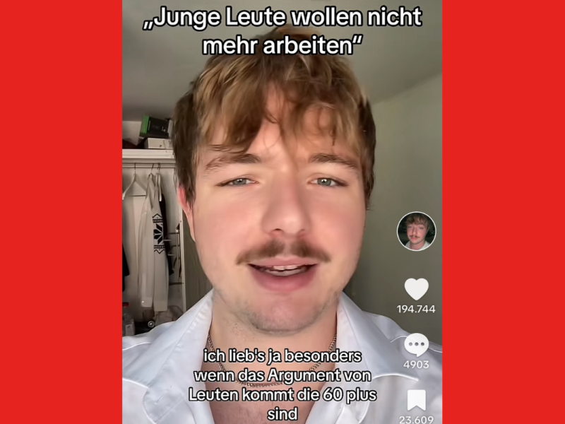 Tiktok-Rant geht viral! Junge Generation rechnet mit 