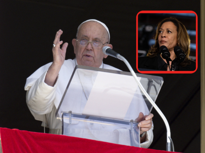 Papst Franziskus teilte gegen Harris und Trump aus.