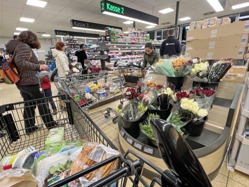 In einer Aldi-Filiale in Düsseldorf (NRW) sorgt neue Technik für Frust. (Symbolfoto)