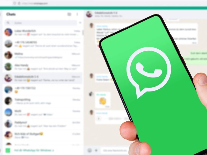 Whatsapp stampft eine Anwendung ein