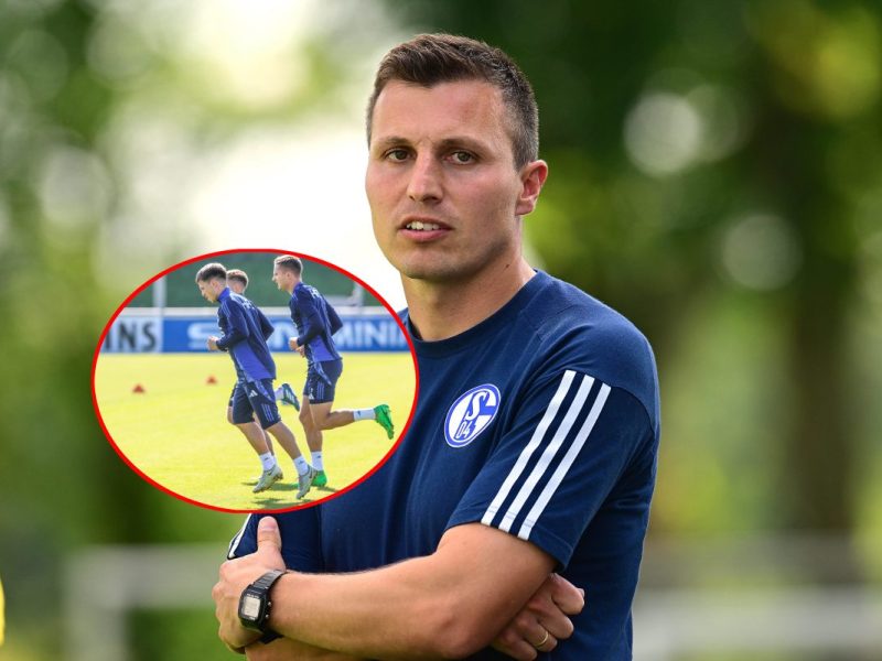 Jakob Fimpel zeigt sich von einem Profi enorm beeindruckt. Sorgt der Interimscoach von Schalke 04 für eine große Überraschung?