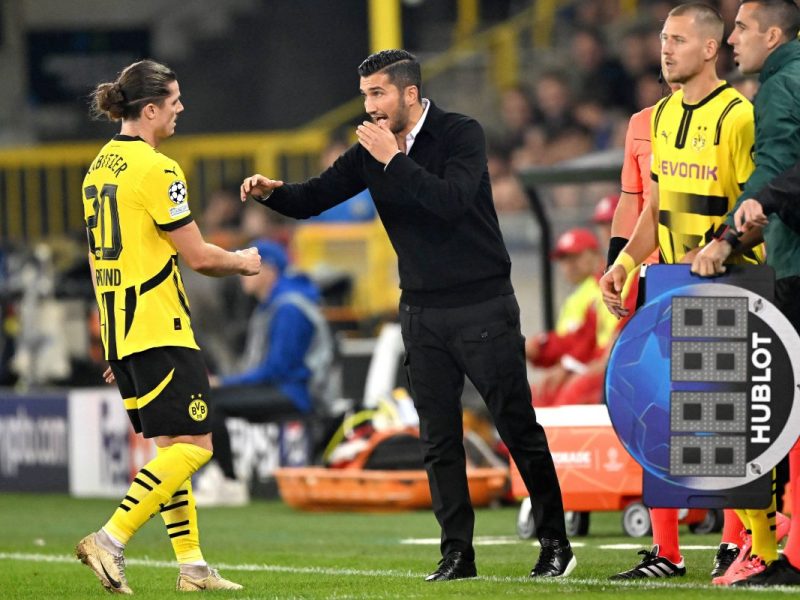 Nach dem Champions-League-Sieg in Brügge hat Marcel Sabitzer sich deutlich an Nuri Sahin gerichtet. Der Trainer von Borussia Dortmund reagierte sofort.