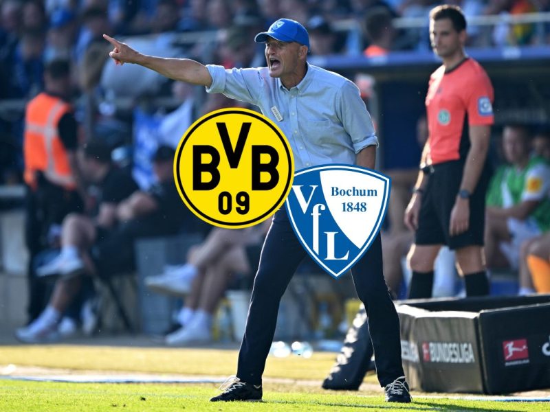 Im Spiel BVB - Bochum hat VfL-Trainer Peter Zeidler zu einer drastischen Maßnahme gegriffen. Vor allem die BVB-Fans waren irritiert.