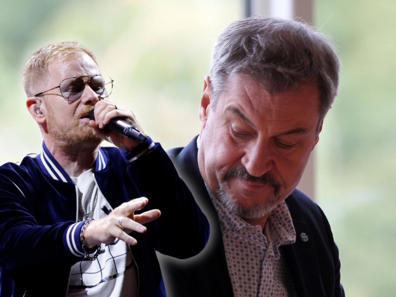 Bei einem Konzert rechnete Peter Fox mit Markus Söder ab.