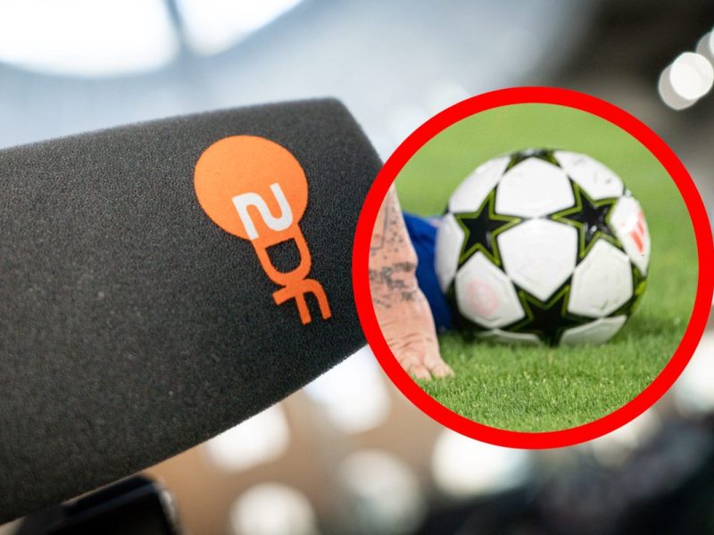 Das ZDF macht eine Champions-League-Verkündung.