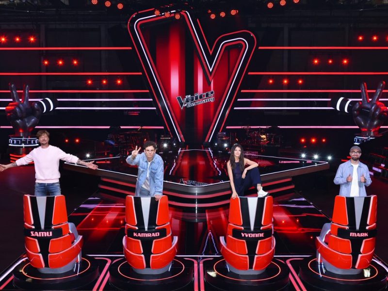 The Voice of Germany ist mit Mark Forster, Kamrad, Yvonne Catterfeld und Samu Haber in die neue Staffel gestartet.