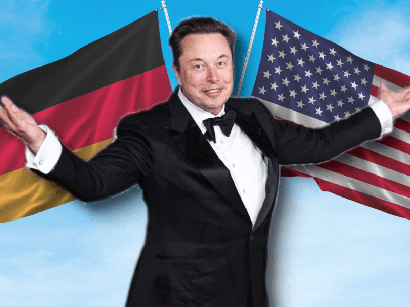 Elon Musk lästert wegen Trump gegen die Deutschen