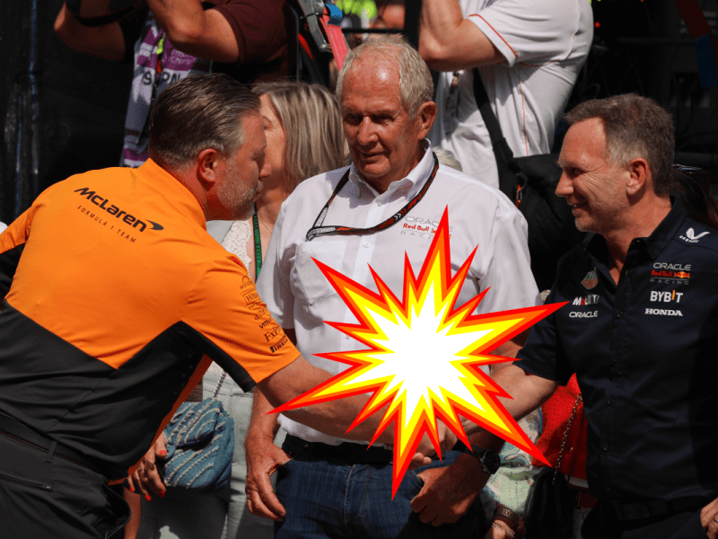 Der Streit zwischen Red Bull und McLaren geht weiter! Der Ton zwischen den beiden Formel-1-Teams wird rauer - trotz einer Entschuldigung.