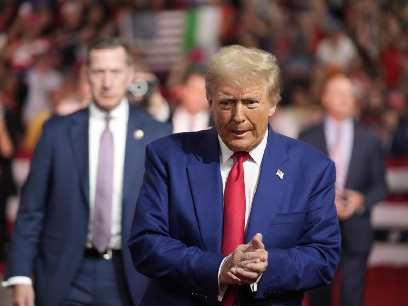 Trump vor der US-Wahl 2024.