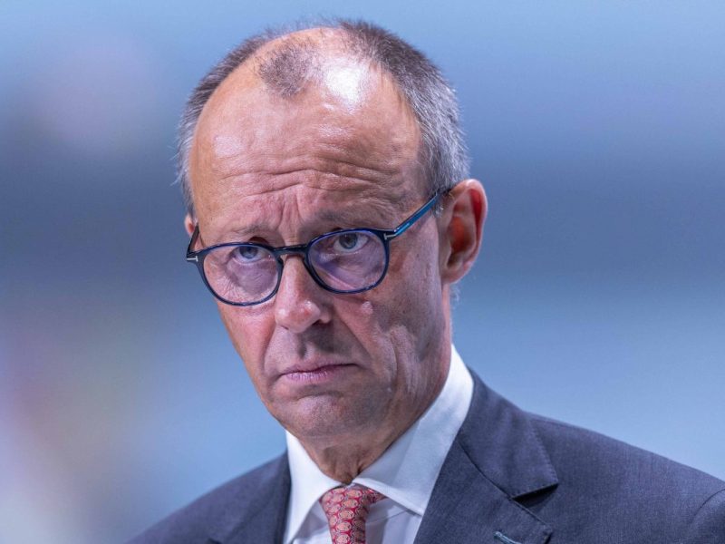 Kanzlerkandidatur-Fehlstart von Friedrich Merz.