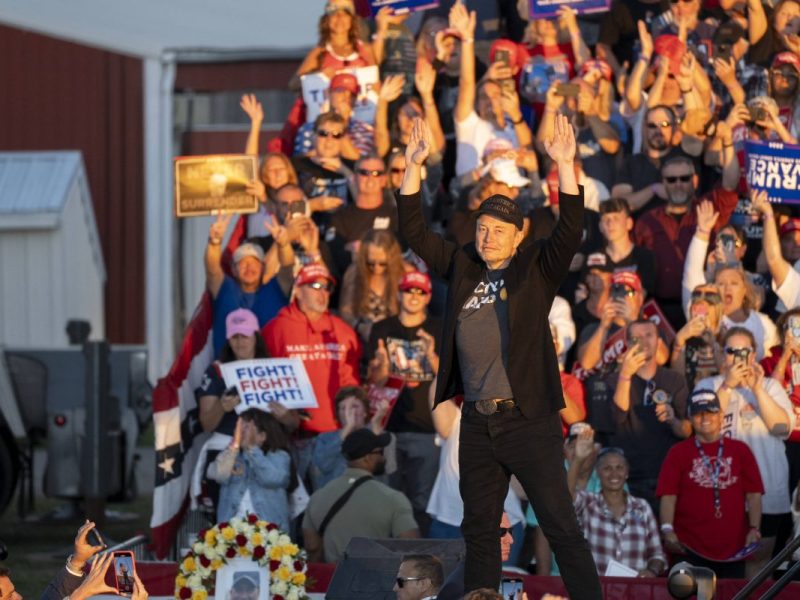 Elon Musk bei Trump-Veranstaltung