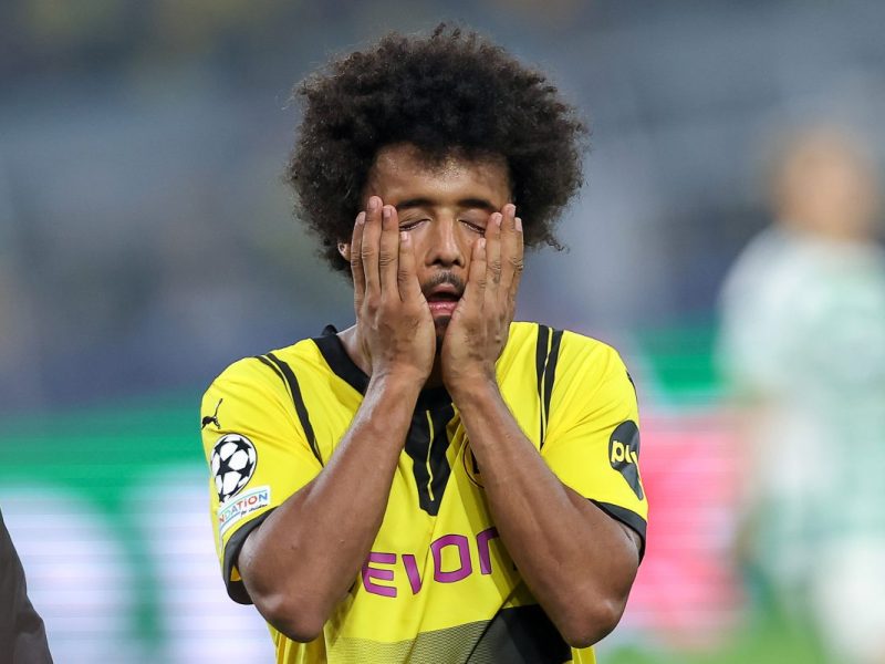 Borussia Dortmund: Wird Karim Adeyemi schon wieder ausgebremst.