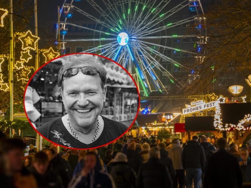 Vor Öffnung des Weihnachtsmarktes Duisburg gib es eine tragische Nachricht. Ein beliebter Schausteller ist plötzlich verstorben.