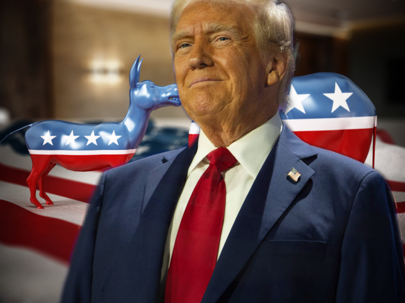 Donald Trump könnte eine Demokraten-Hochburg für sich gewinnen.