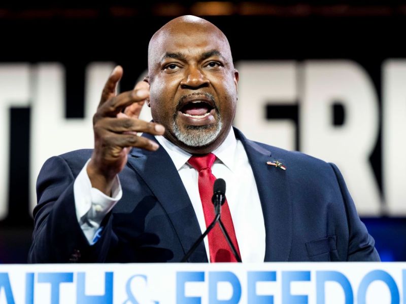 Mark Robinson ist ein umstrittener Trump-Anhänger aus dem Swing State North Carolina.