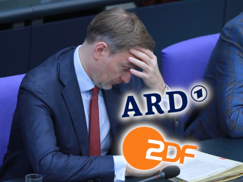 Das Ampel-Aus mit der Entlassung von Christian Lindner wird bei ARD und ZDF zunächst ignoriert.