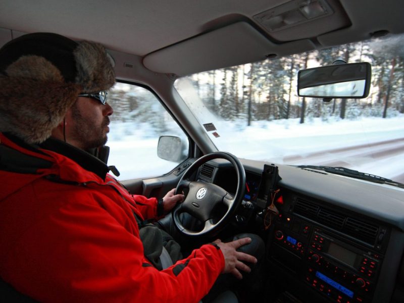 Winter: Gefahren im Auto (Symbolbild)