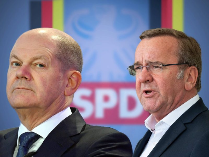 SPD setzt auf Scholz, statt auf Pistorius.