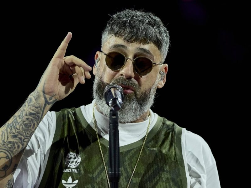 Rapper Sido auf der Bühne