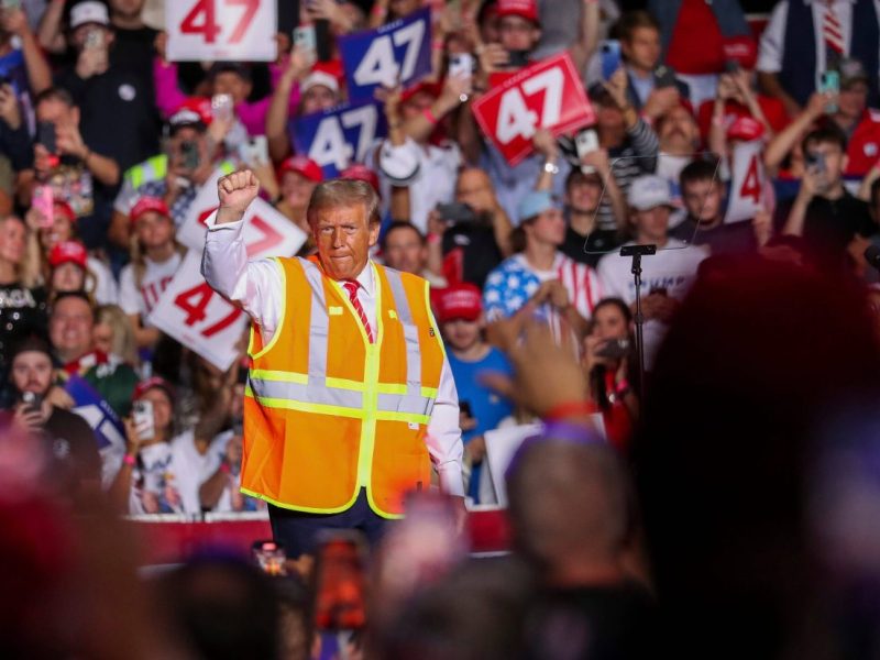 Trump-Fan mit perfider Drohung.