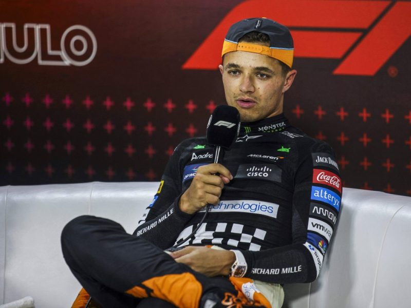 Lando Norris war der große Verlierer des Wochenendes in Brasilien. Der Formel-1-Star ließ seinem Frust letztlich freien Lauf.