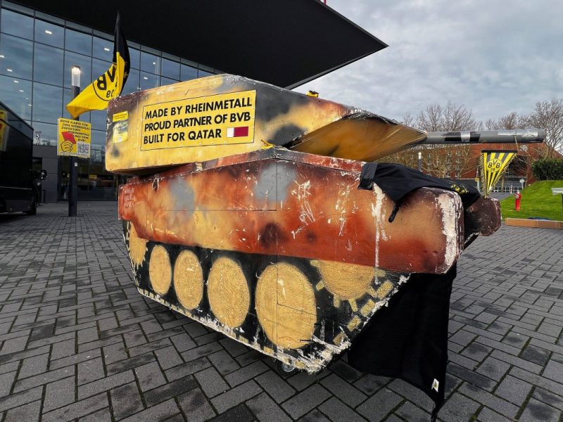 Die Mitglieder von Borussia Dortmund haben über Rheinmetall abgestimmt.
