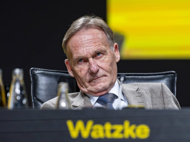 Borussia Dortmund: Hans-Joachim Watzke findet deutliche Worte.