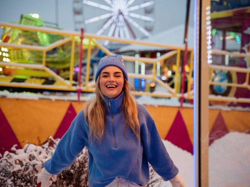 Freizeitparks im Winter