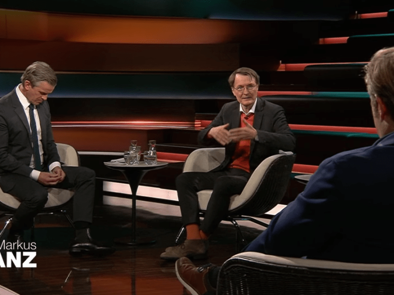 Bei Markus Lanz stand Olaf Scholz und die Kanzlerfrage im Mittelpunkt. Dabei geriet SPD-Politiker Karl Lauterbach regelrecht in Rage.