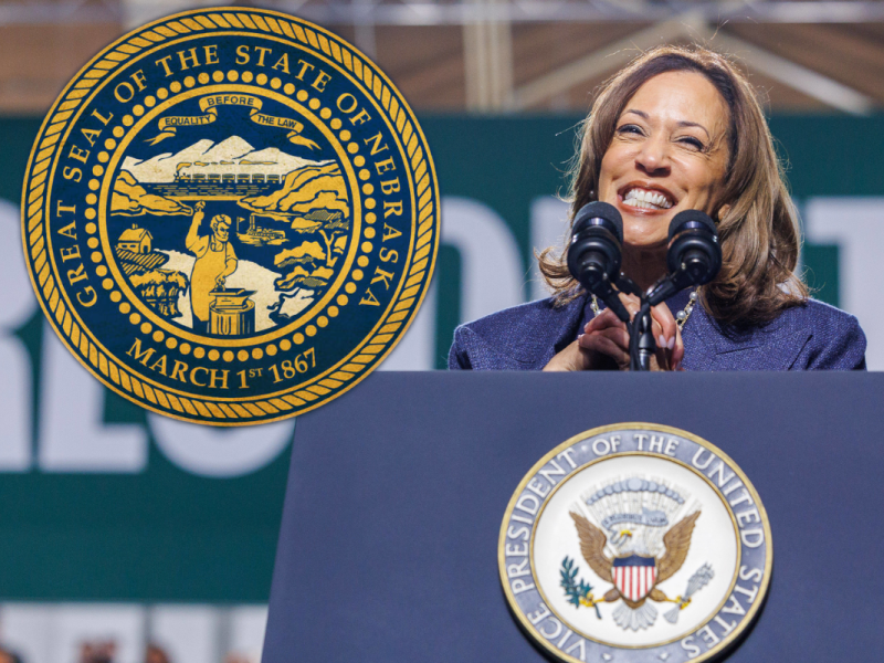 Kamala Harris setzt auf eine kleine Provinz in Nebraska.