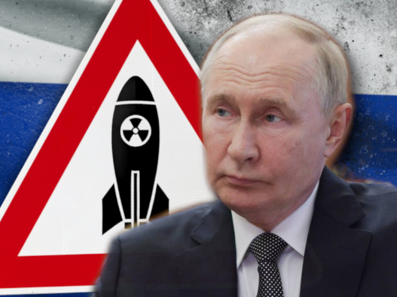 Das Umfeld von Putin droht mit Atomschlägen.