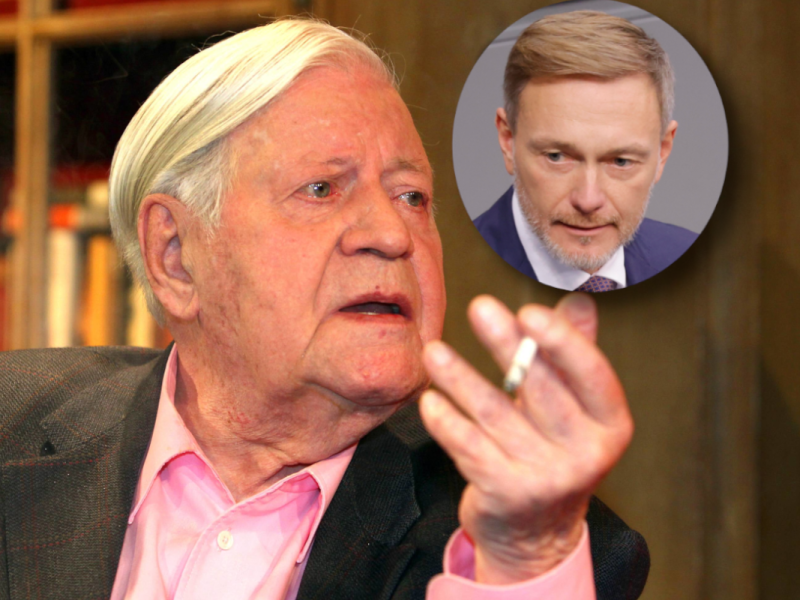 Kritik an der FDP: Helmut Schmidt
