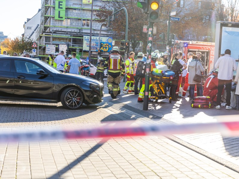 Verkehrsunfall in Essen-Rüttenscheid