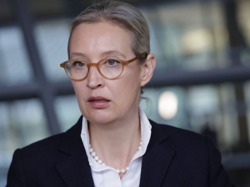 AfD-Chefin Weidel nutzte ihre Rede in Magdeburg für Wahlkampf.