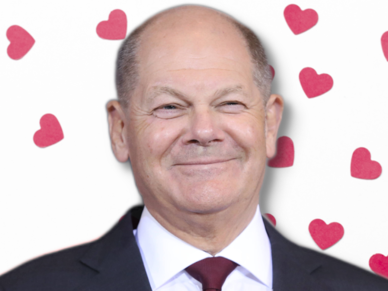 Der verliebte Kanzler: Olaf Scholz