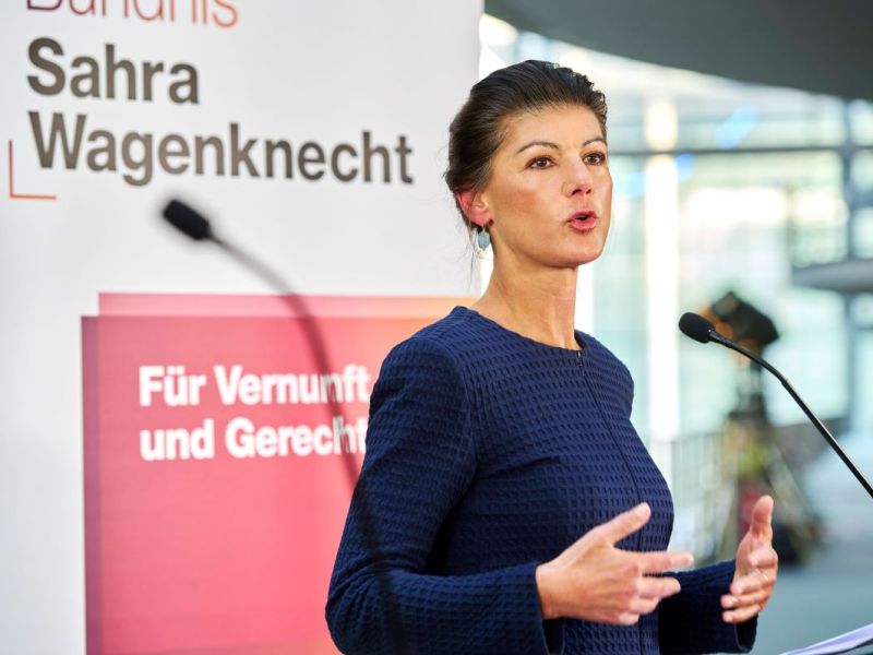 BSW-Chefin Sahra Wagenknecht und andere unterschreiben neuen Friedensappell.