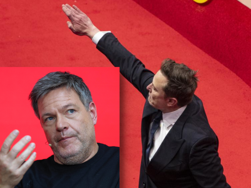 Hitlergruß-Vergleich: Habeck und Musk