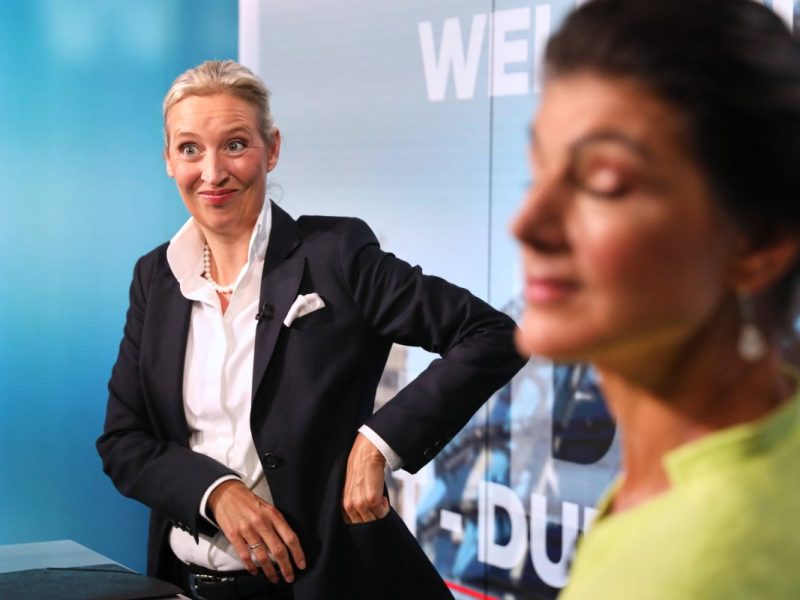 Alice Weidel und Sahra Wagenknecht
