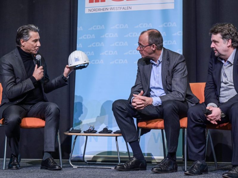 Merz über die Stahlproduktion in Deutschland.