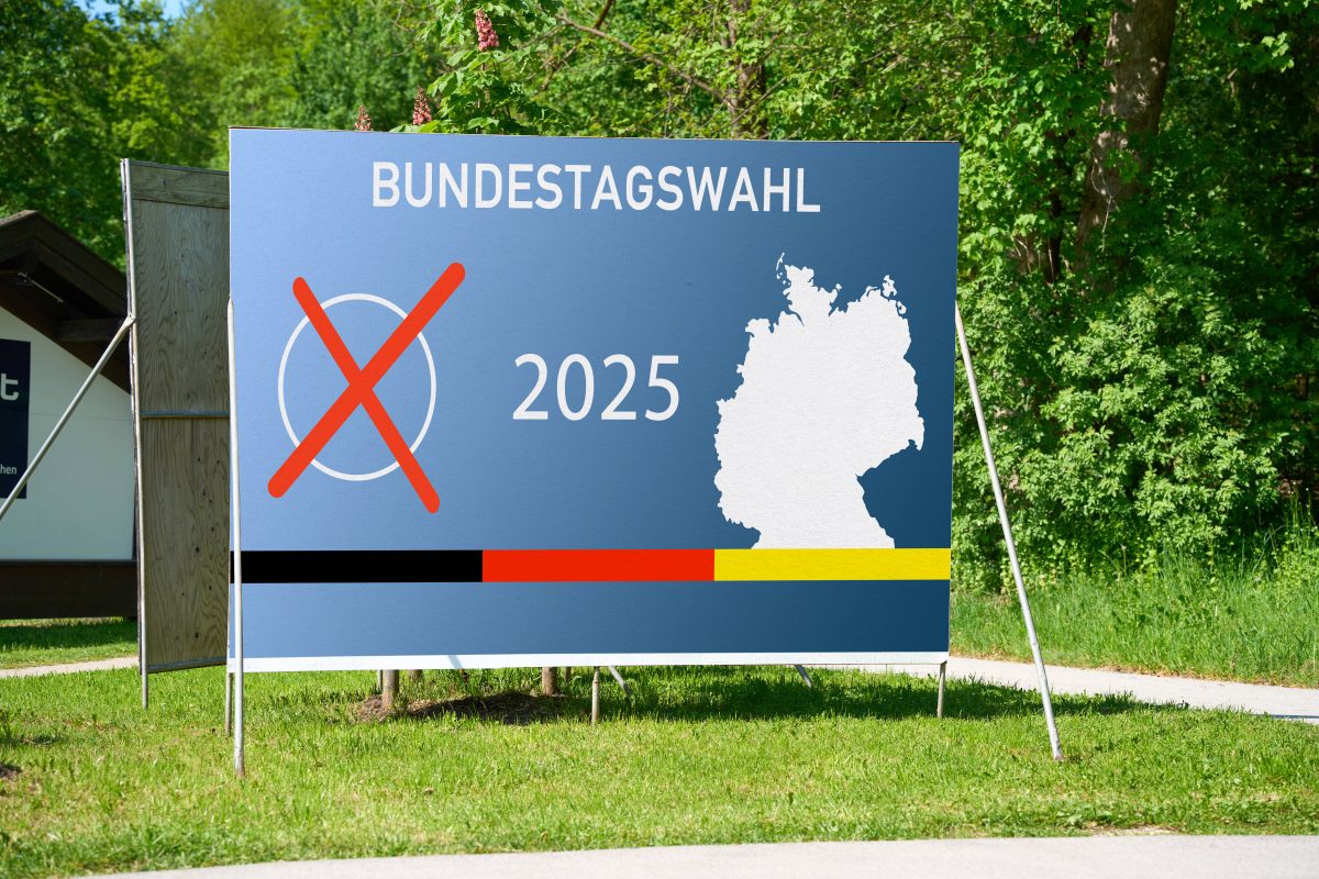 Bußgeld: Wahlplakat - Neuwahlen