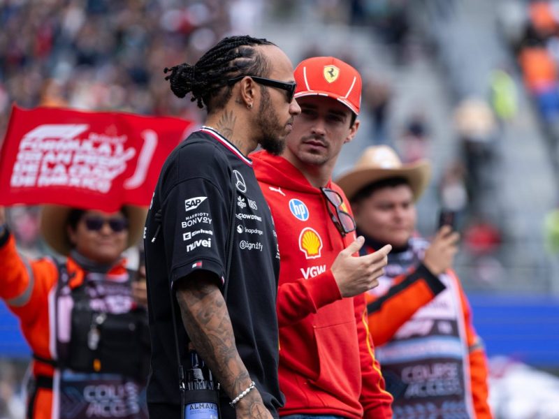 Formel 1: Charles Leclerc hat gegen Lewis Hamilton erstmal das Nachsehen.