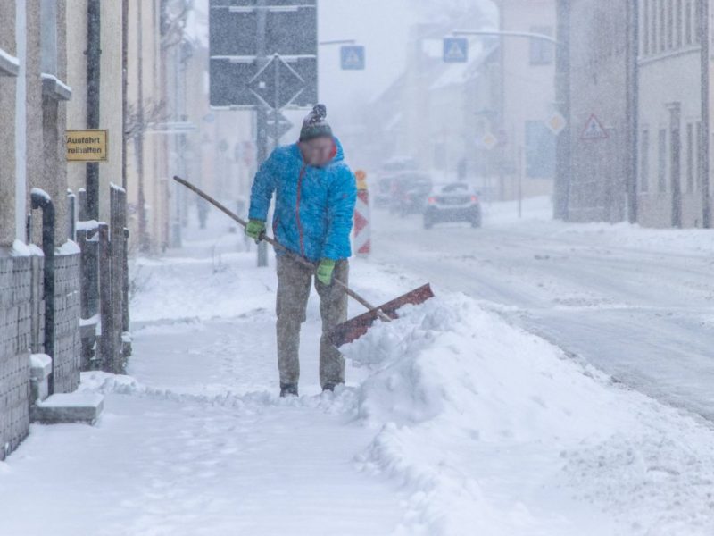 Bußgeld Eis Schnee räumen