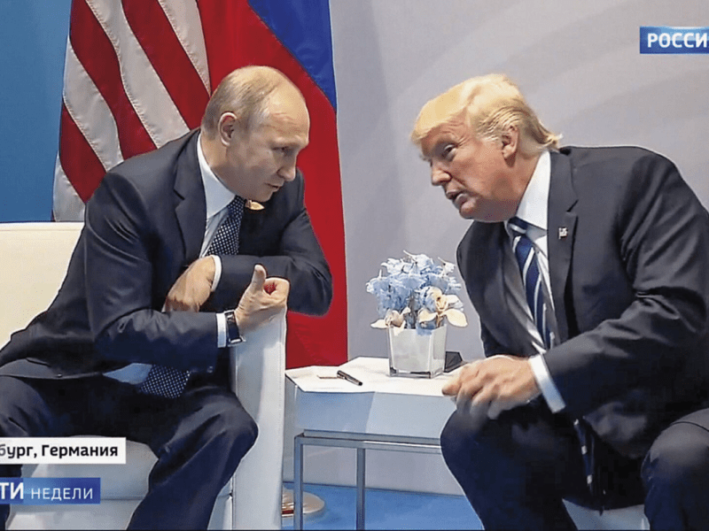 Trump soll mit Putin einen Waffenstillstand ausmachen.